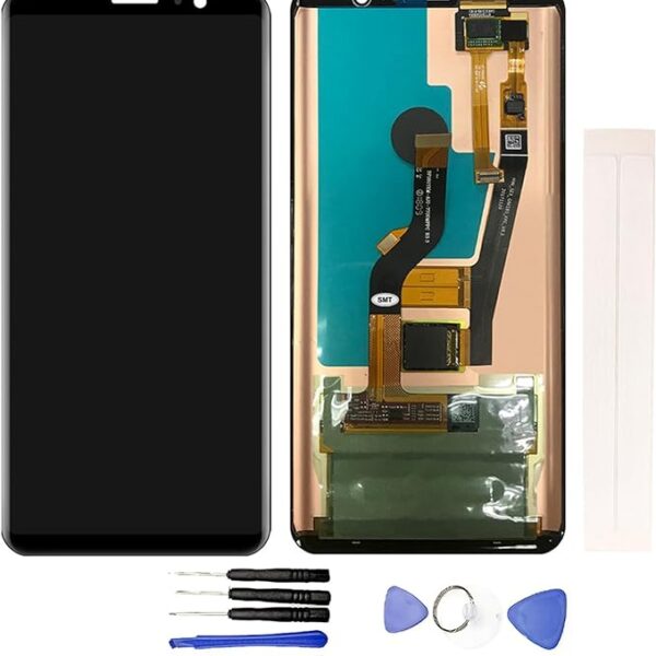 LCD Replacement for Hua-wei Mate 30 RS Porsche Design LCD Display & Touch Screen Digitizer Outer Glass Assembly with Free Tools (Black)