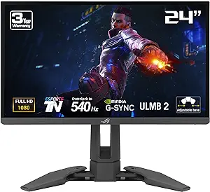 ASUS ROG Swift Pro PG248QP
NVIDIA G-SYNC esports gaming
monitor