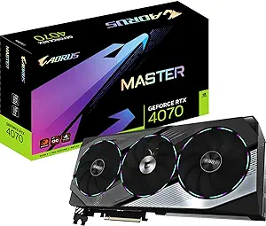 Gigabyte AORUS GeForce 
RTX 4070 Master 12GB 
Graphics Card