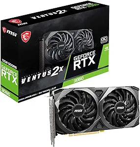 MSI GeForce RTX 3060
GAMING X 12G Graphics
Card