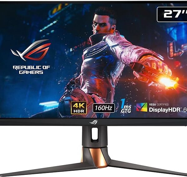 ASUS ROG Swift 27” 4K Gaming Monitor (PG27UQR) - UHD (3840 x2160)